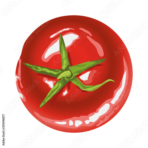 fresh tomato vegetable healthy icon