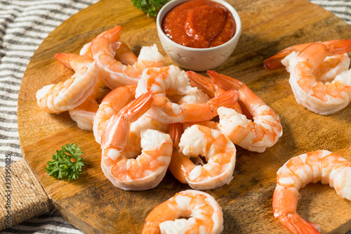 Homemade Boiled Shrimp Appetizer