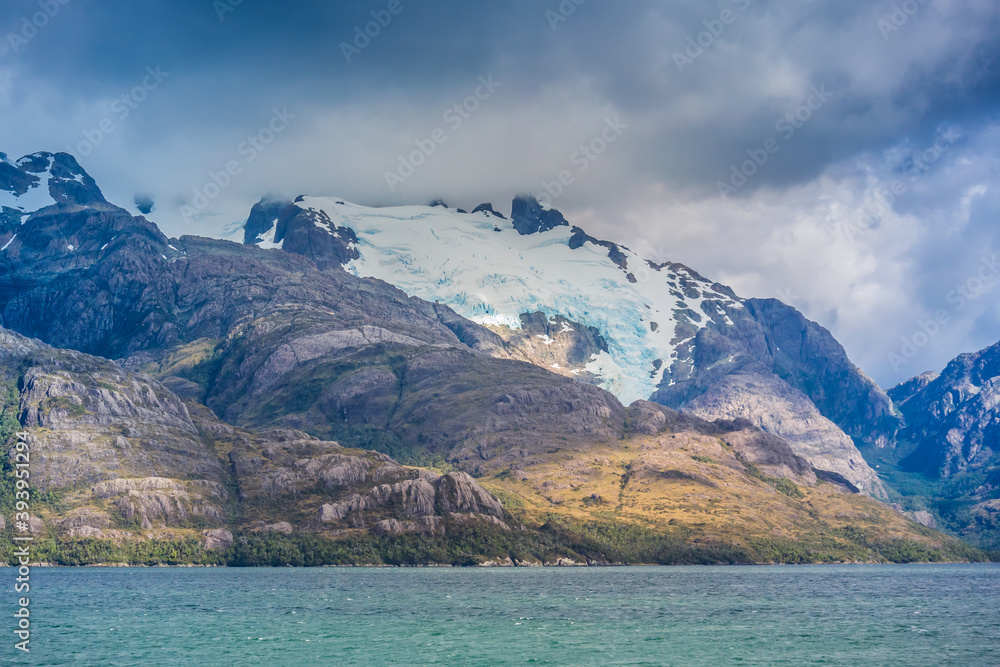 View from the boat crossing Magallanes and the Chilean Antarctic Region, Chile. View from the boat crossing Magallanes and the Chilean Antarctic Region, Chile.