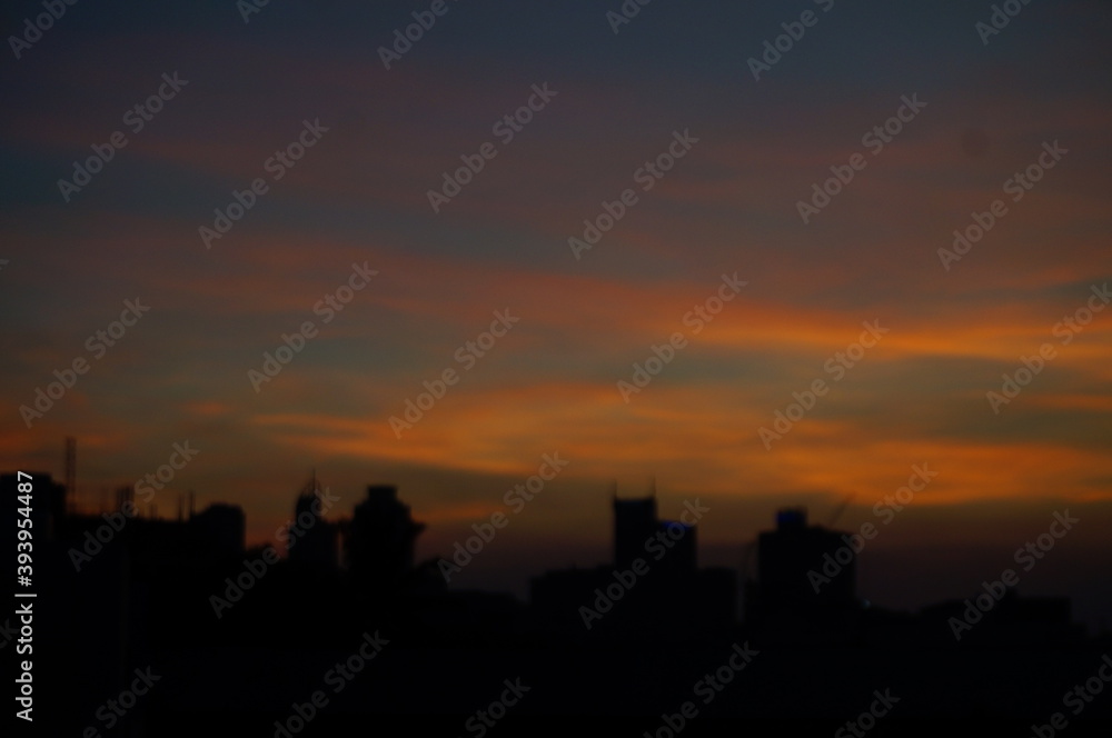 Manila Sunset on top of a commercial building Manila Sunset on top of a commercial building