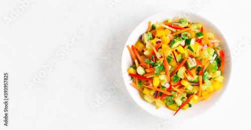 Healthy vegetable salad © voltan