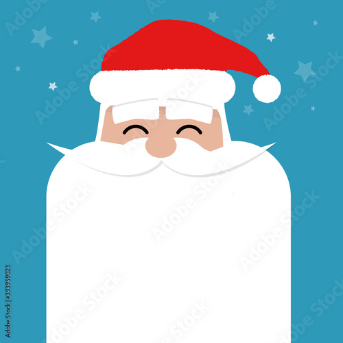 Papá Noel plantilla para banner