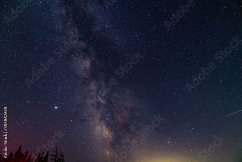 Fototapeta Naklejka Na Ścianę i Meble -  Milky way Galaxy starry night