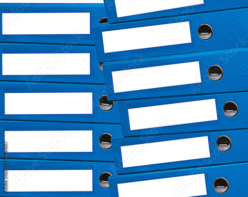 blue and white boxes
