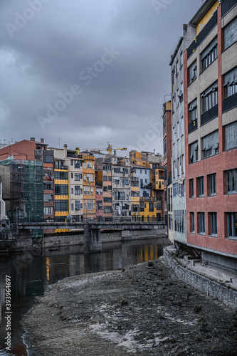 Photo of colorful buildings on the river