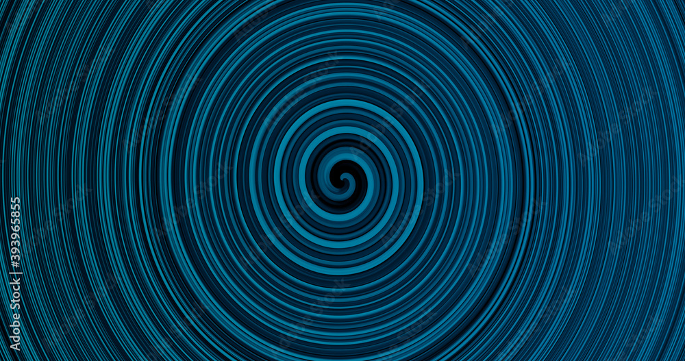 Render with abstract blue swirling hypno background