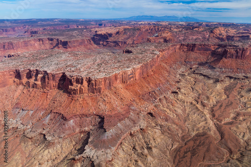 Aerial View, Canyonlands National Park, Utah, Usa, America