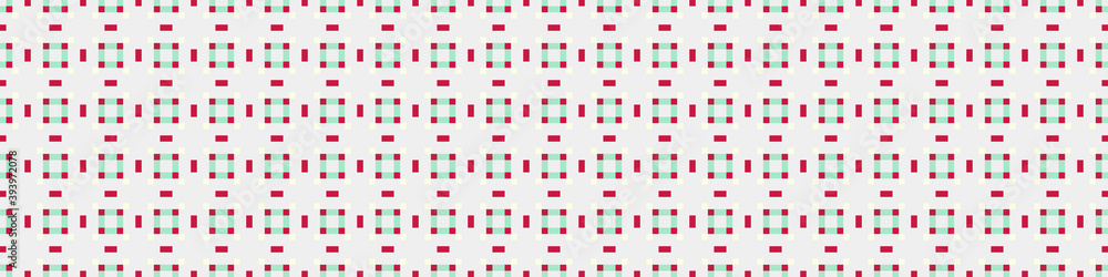 Fototapeta premium Abstract Cross Pattern Dots Logo generative computational art illustration