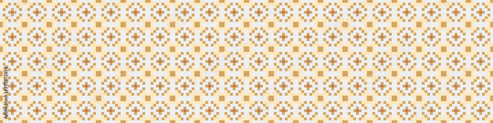 Fototapeta premium Abstract Cross Pattern Dots Logo generative computational art illustration