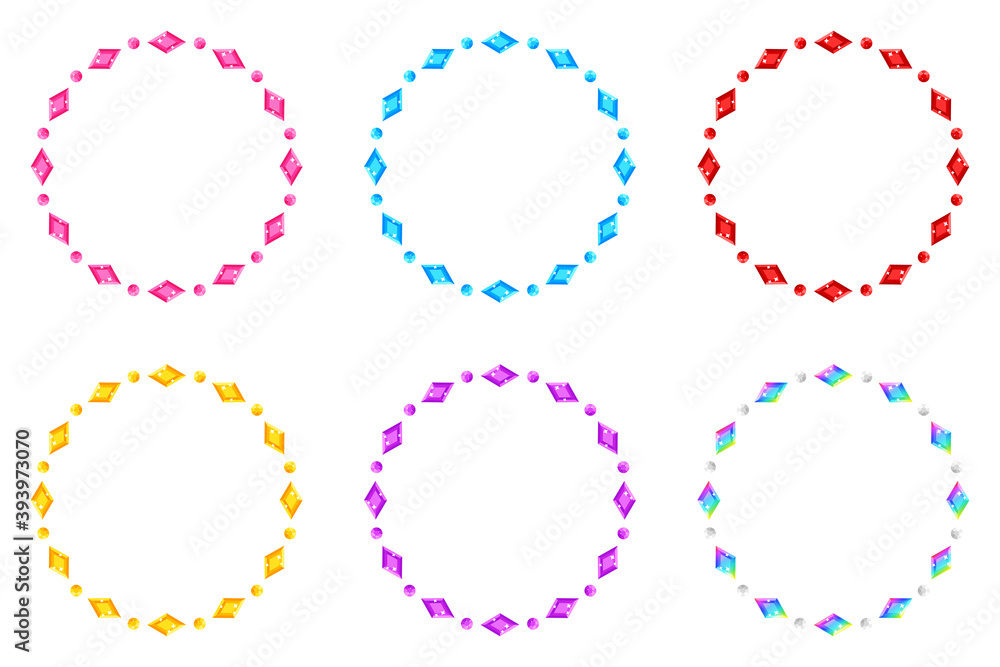 宝石／サークル／ひし形／B