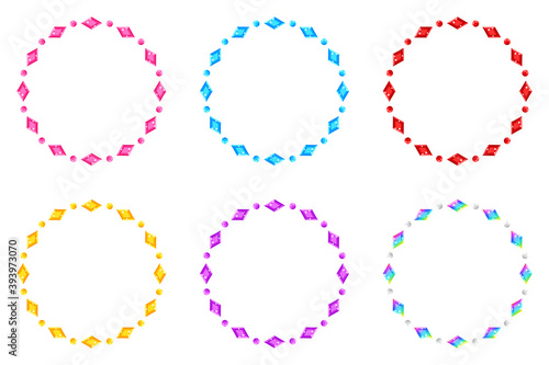 宝石／サークル／ひし形／B