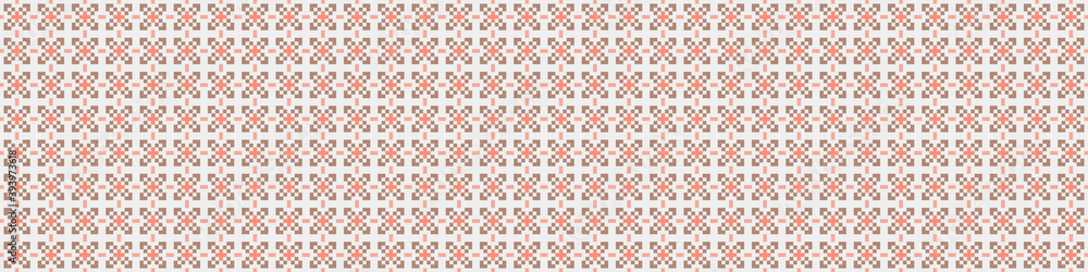 Abstract Cross Pattern Dots Logo generative computational art illustration