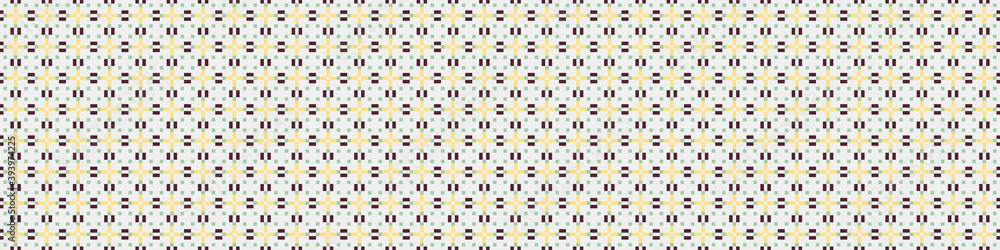 Fototapeta premium Abstract Cross Pattern Dots Logo generative computational art illustration