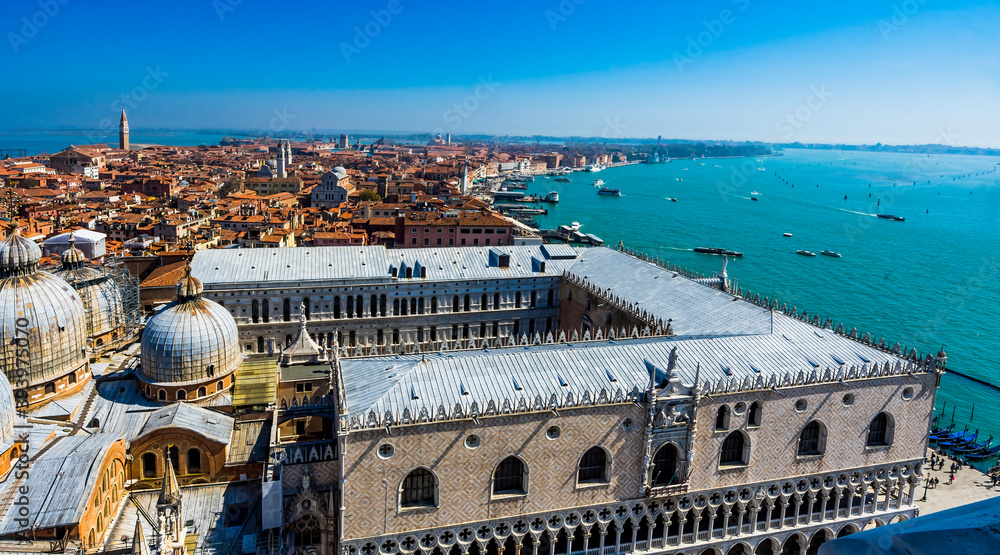 Saint Mark's Cathedral Square Grand Canal Venice Italy