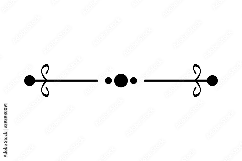 elegant divider with points style icon elegant divider with points style icon