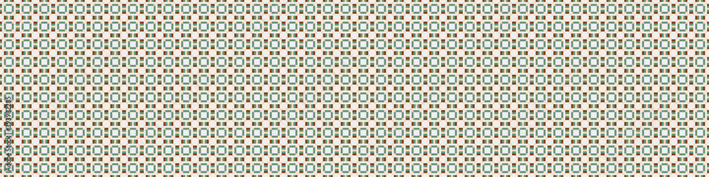 Fototapeta premium Abstract Cross Pattern Dots Logo generative computational art illustration