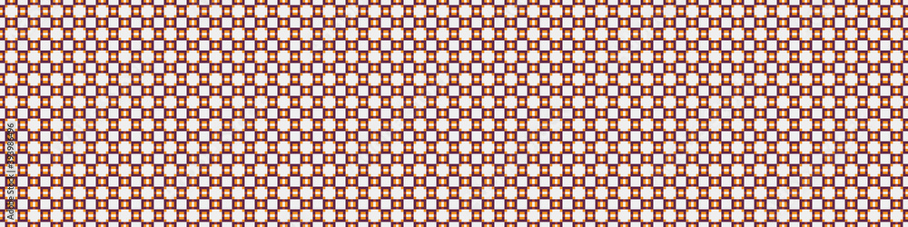 Fototapeta premium Abstract Cross Pattern Dots Logo generative computational art illustration