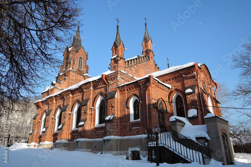 Catholic church of the Holy Rosary of the Blessed Virgin Mary in Vladimir, Russia. Popular landmark.	
 photo