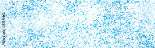 winter blue abstract ice and snow speckled glass texture web banner art design resource blank background and backdrop 