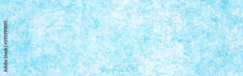 winter blue abstract ice and snow painterly texture web banner art design resource blank background and backdrop 