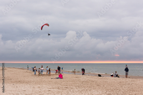 Obraz na płótnie Beach on the Baltic sea in Poland w salonie