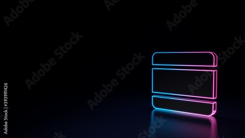 Wallpaper Mural 3d glowing neon symbol of symbol of spain isolated on black background Torontodigital.ca