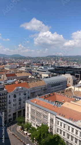 View of Budapest from the observation deck of St. Stephen's Basilica