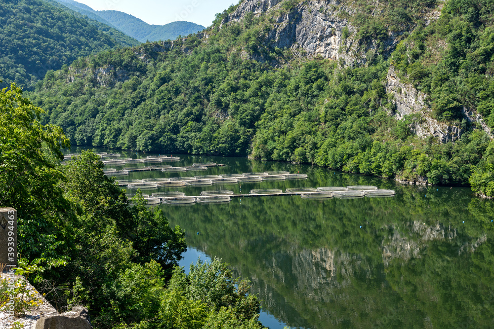 Krichim Reservoir at Rhodopes Mountain, Bulgaria Krichim Reservoir at Rhodopes Mountain, Bulgaria