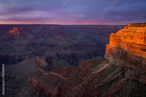 Sunset In Grand Canyon