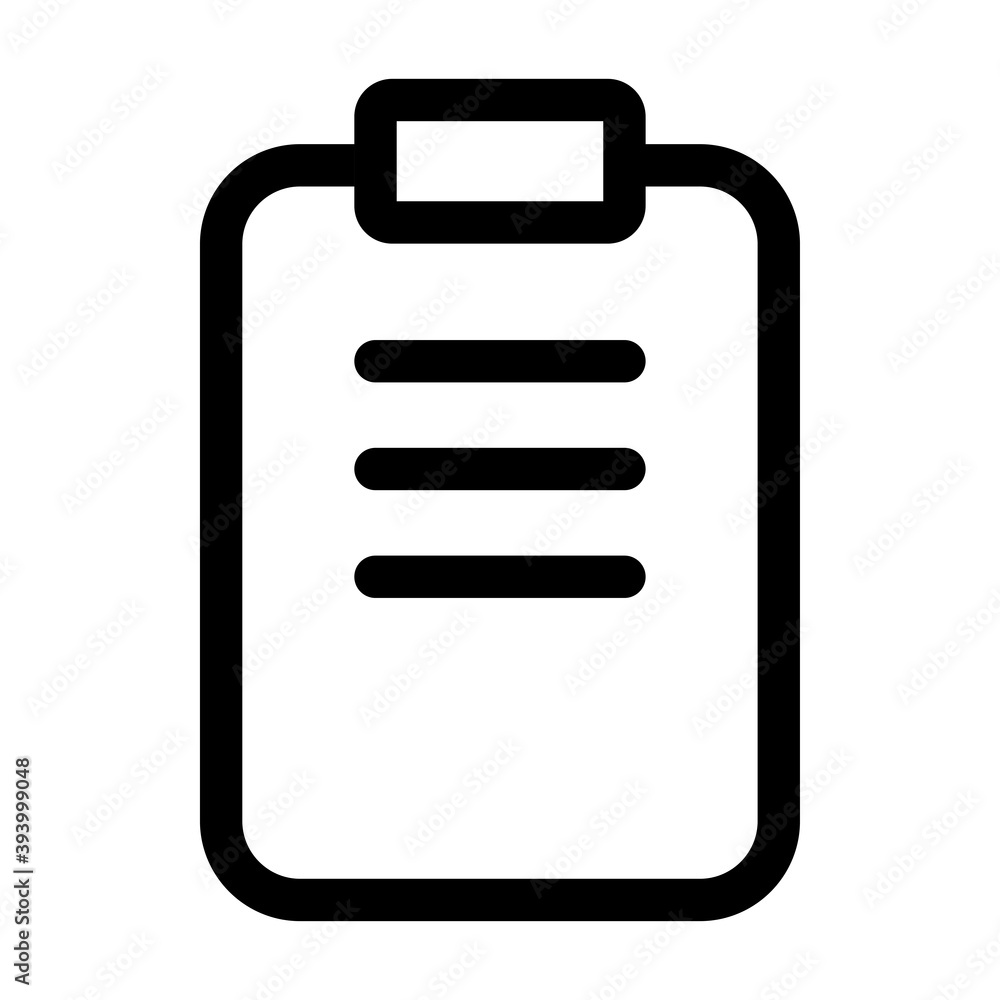 checklist interface line style icon checklist interface line style icon