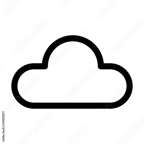 cloud computing line style icon