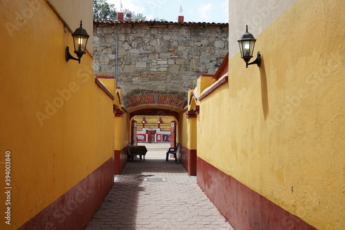 Fototapeta Naklejka Na Ścianę i Meble -  mexico, tlaxcala, city, village