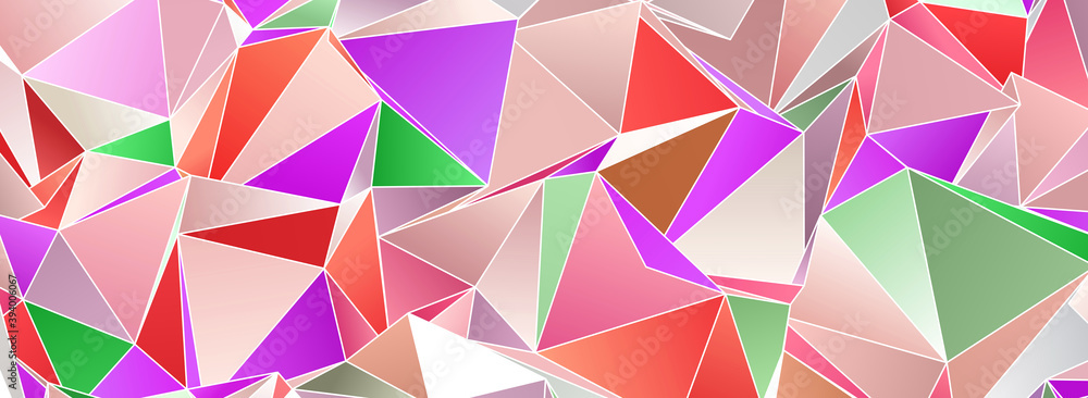 Obraz premium 3d Triangles, abstract background. Design wallpaper.
