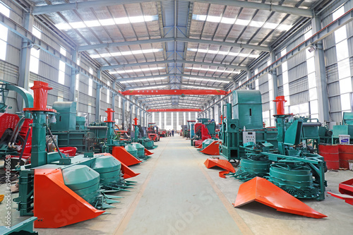 Agricultural machinery manufacturing workshop in a factory  China