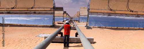 Solar Power Will be Produced in Desert - Shams 1 photo