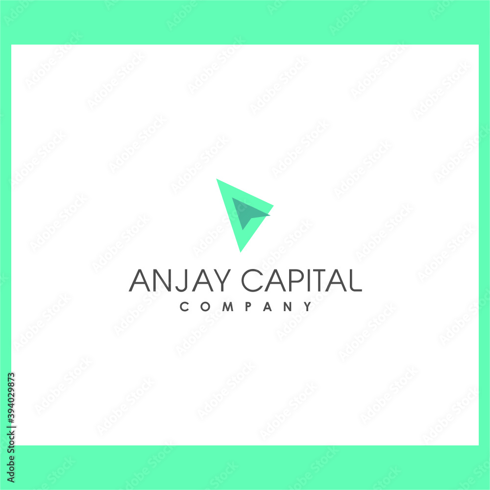 Triangle logo vector - letter A for new company logo Triangle logo vector - letter A for new company logo