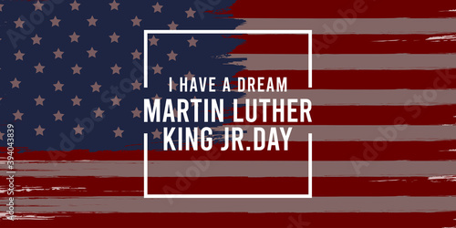 Martin Luther King Day vector illustration background