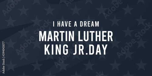 Martin Luther King Day vector illustration background