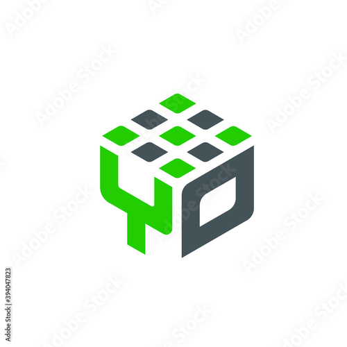 YO Letter Initial Logo and Icon for Business Branding and Website Editable Vector and Website Favicon Design Unique Modern Logo Version