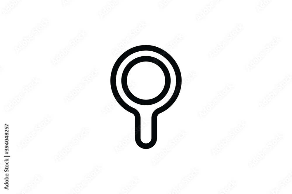 Morning Outline Icon - Hand Mirror Morning Outline Icon - Hand Mirror