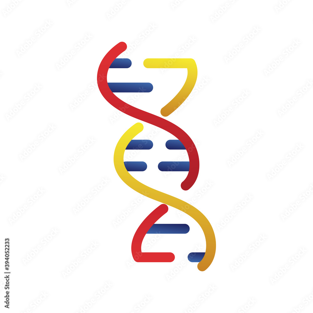 dna molecule structure isolated icon dna molecule structure isolated icon