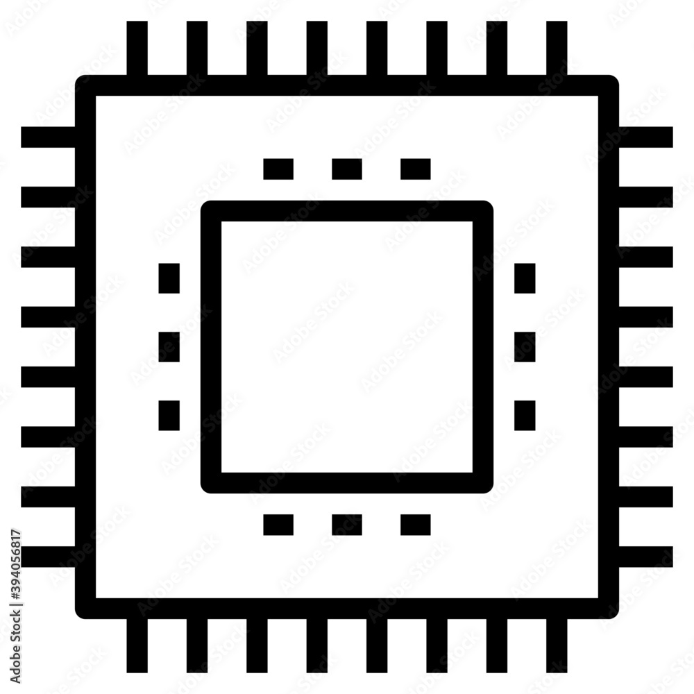 Computer Microprocessor Chip Computer Microprocessor Chip
