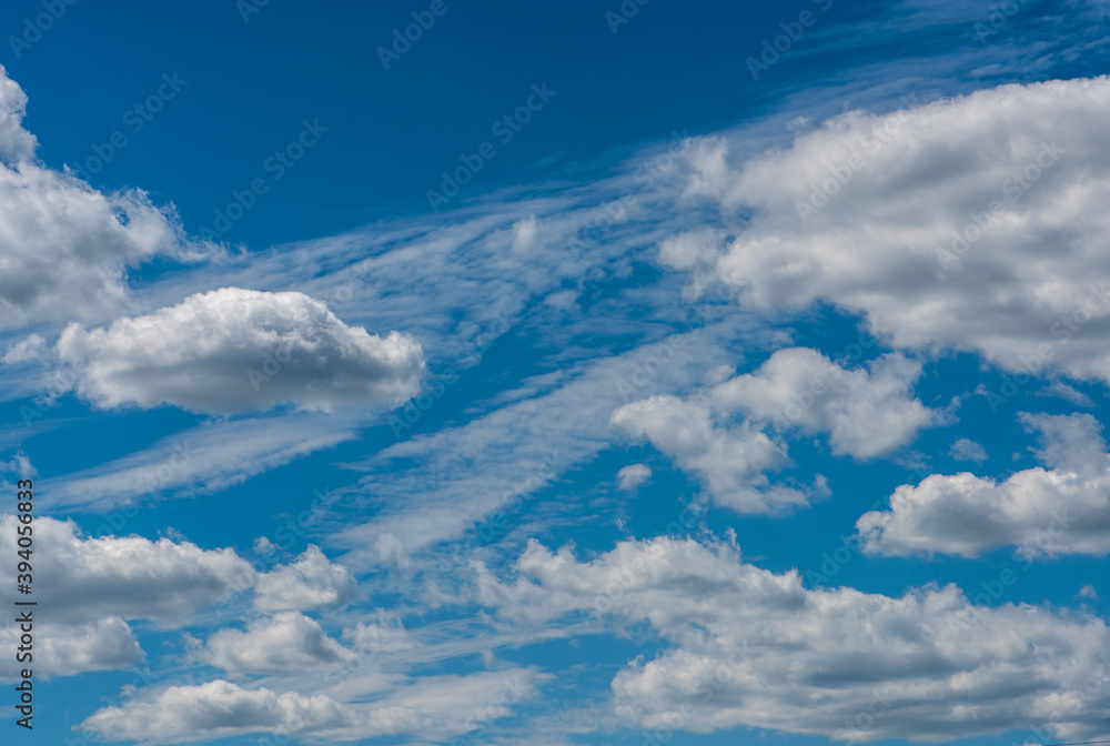 Fototapeta premium Beautiful clouds in the blue sky