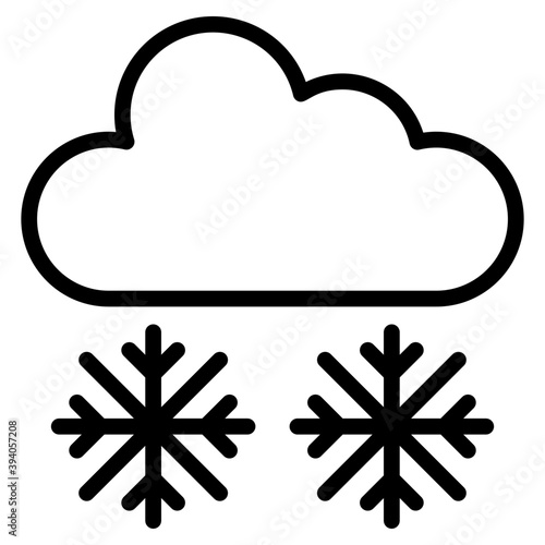 Snowfall Weather Vector 