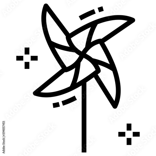 Kids Pinwheel Vector 