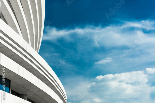 Abstract background architecture lines. modern architecture detail