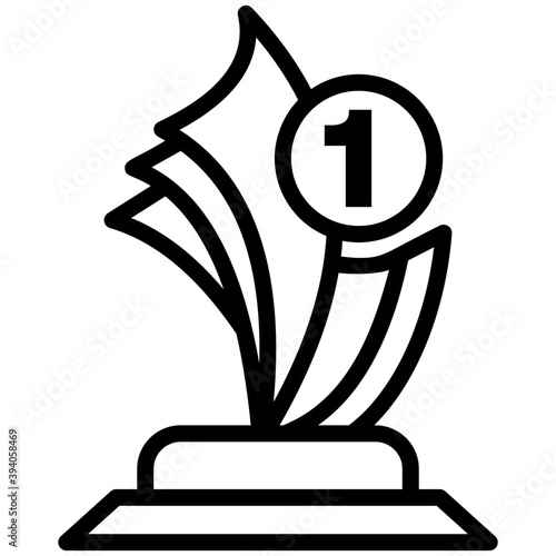 Glass Award Vector 