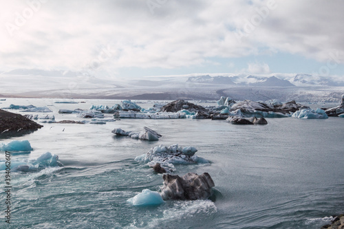 Icebergs in Iceland's