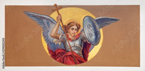 Papier peint VIENNA, AUSTIRA - OCTOBER 22, 2020: The fresco of St