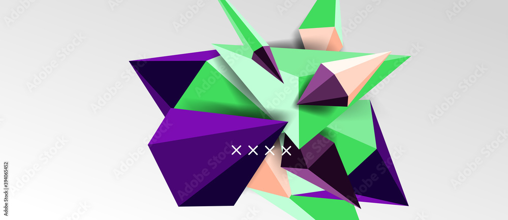 3d low poly abstract shape background vector illustration 3d low poly abstract shape background vector illustration